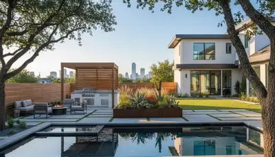 Landscaping crew providing lawn care services in Arlington, TX