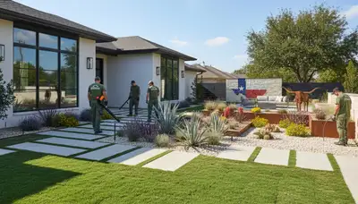 Arlington, TX landscaping service for lawn care and yard maintenance by Lawn Service Arlington TX