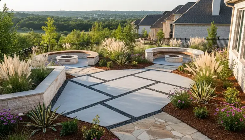 Landscaping crew serving Arlington, TX with professional lawn care and yard maintenance services
